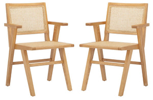 Safavieh Hattie French Cane Arm Chair - Set of 2 SFV4115B-SET2
