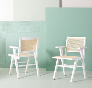 Safavieh Hattie French Cane Arm Chair - Set of 2 SFV4115C-SET2