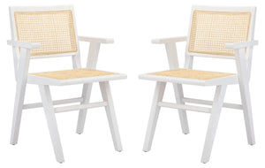 Safavieh Hattie French Cane Arm Chair - Set of 2 SFV4115C-SET2