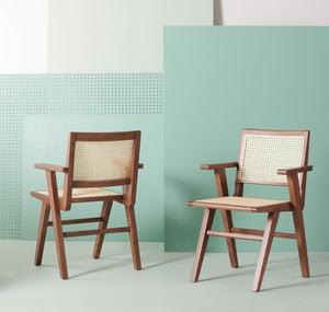 Safavieh Hattie French Cane Arm Chair - Set of 2 SFV4115D-SET2