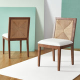 Safavieh Emilio Woven Dining Chair - Set of 2 SFV4123D-SET2