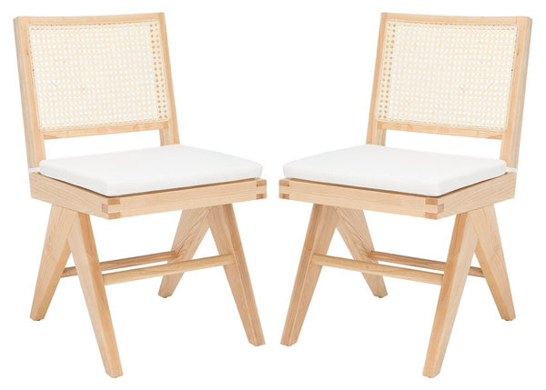 Safavieh Colette Rattan Dining Chair - Set of 2 SFV4132B-SET2