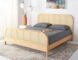 Safavieh Mcallister Cane King Bed Natural Wood / Cane  SFV4138B-K-2BX