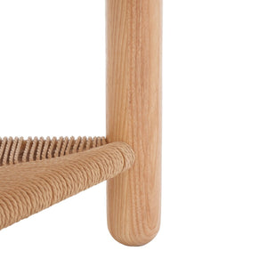 Safavieh Macianna Woven Shelf Accent Table Natural Wood / Woven Cord / Mdf Veneer SFV4145D