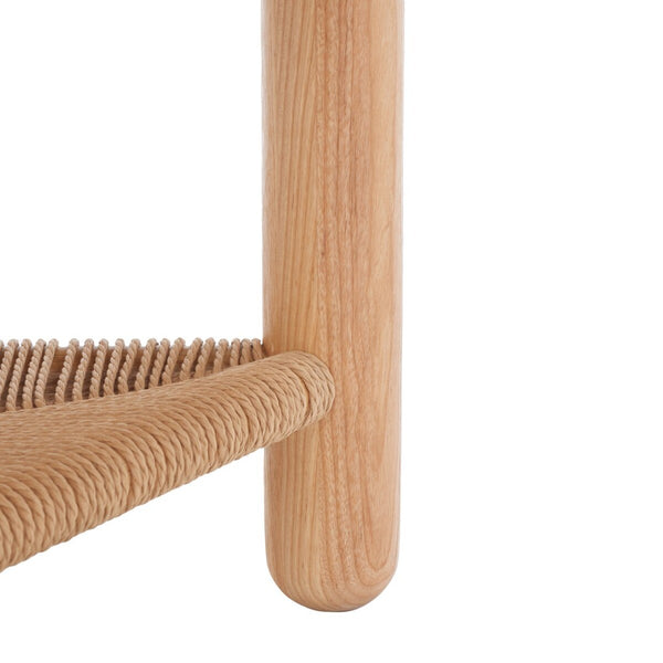 Safavieh Macianna Woven Shelf Accent Table Natural Wood / Woven Cord / Mdf Veneer SFV4145D