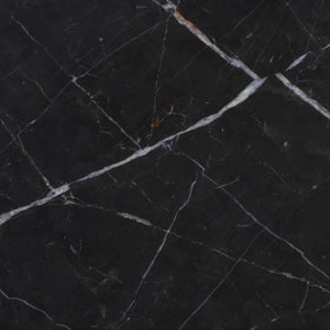 Safavieh Macianna Woven Shelf Coffee Table Black Wood / Woven Cord / Marble SFV4146A-2BX