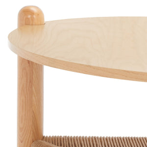 Safavieh Macianna Woven Shelf Coffee Table Natural Wood / Woven Cord / Mdf Veneer SFV4146D