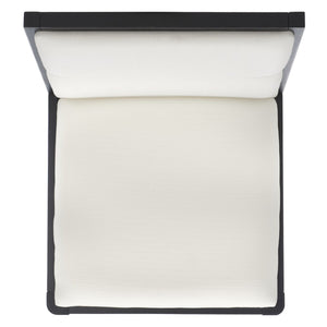 Safavieh Laycee Linen And Wood Counter Stool - Set of 2 Black / White Wood / Fabric / Foam SFV4147A-SET2