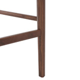 Safavieh Laycee Linen And Wood Counter Stool Walnut / White