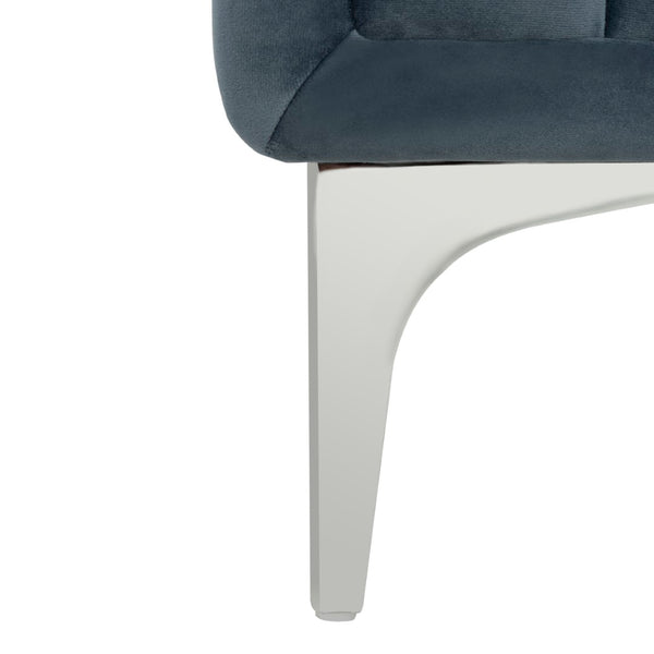 Safavieh Florentino Tufted Sofa Dusty Blue 100% Polyester SFV4506C 889048308947