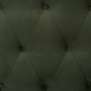 Safavieh Florentino Tufted Sofa Forest Green / Gold Wood / Fabric / Cushion / Metal SFV4506D