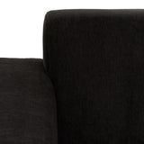 Safavieh Dove Mid-Century Sectional Black Wood / Fabric / Foam SFV4511G-2BX