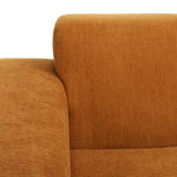 Safavieh Dove Mid-Century Sectional Marigold / Black Wood / Fabric / Foam SFV4511I-2BX