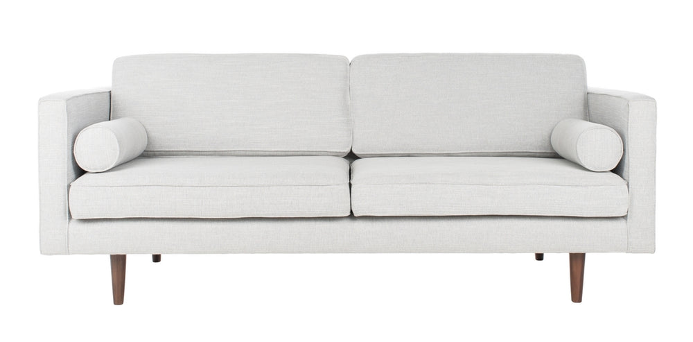 Safavieh Hurley Mid-Century Sofa in Light Grey Couture SFV4512A