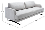 Karalina Modern Sofa Light Grey Wood / Fabric / Foam / Metal SFV4528A