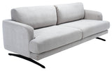 Karalina Modern Sofa Light Grey Wood / Fabric / Foam / Metal SFV4528A