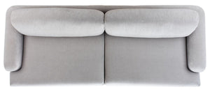 Karalina Modern Sofa Light Grey Wood / Fabric / Foam / Metal SFV4528A