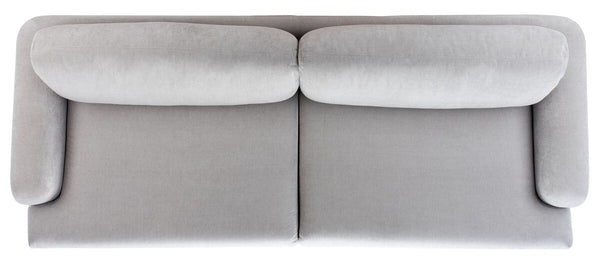 Karalina Modern Sofa Light Grey Wood / Fabric / Foam / Metal SFV4528A