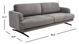 Karalina Modern Sofa Grey Wood / Fabric / Foam / Metal SFV4528B