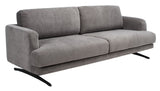 Karalina Modern Sofa Grey Wood / Fabric / Foam / Metal SFV4528B