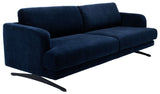 Karalina Modern Sofa Navy Wood / Fabric / Foam / Metal SFV4528C