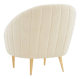 Safavieh Razia Channel Tufted Tub Chair SFV4700F