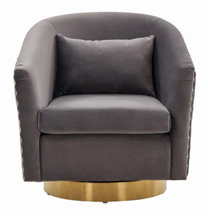 Clara Quilted Swivel Tub Chair