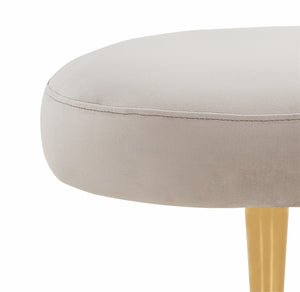 Corinne Velvet Oval Bench