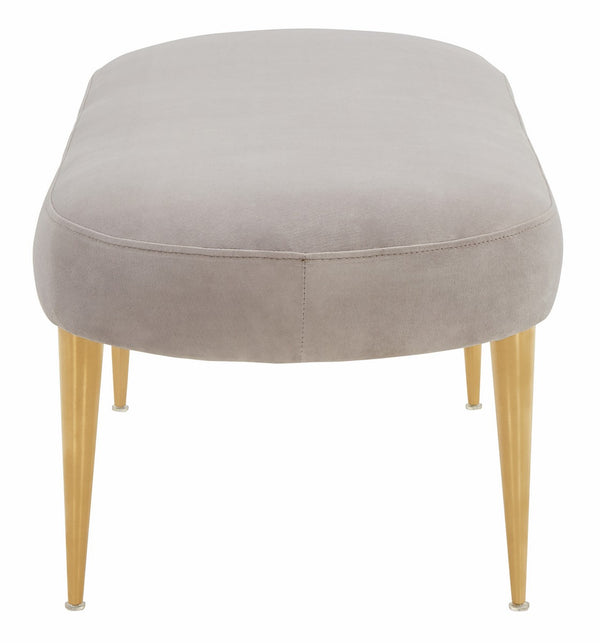 Corinne Velvet Oval Bench