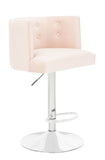 Safavieh Zayna Adjustable Barstool in Light Pink Couture SFV4709A