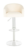 Safavieh Ellsworth Adjustable Barstool in Cream Couture SFV4710B