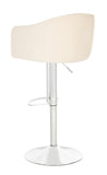 Safavieh Ellsworth Adjustable Barstool in Cream Couture SFV4710B