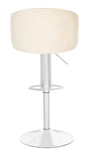 Safavieh Ellsworth Adjustable Barstool in Cream Couture SFV4710B