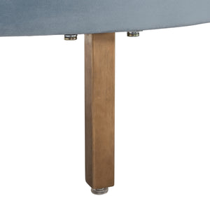 Safavieh Primrose Curved Sofa in Light Blue Couture SFV4715B