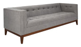 Garnet Linen Tufted Sofa