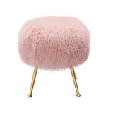 Anna Sheepskin Ottoman