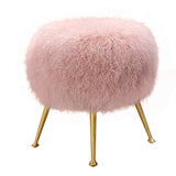 Anna Sheepskin Ottoman