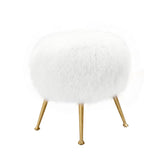 Safavieh Anna Sheepskin Ottoman SFV4747B