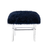 Safavieh Coraline Sheepskin Ottoman SFV4748C