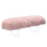 Safavieh Lilliana Sheepskin Bench SFV4749A