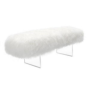 Lilliana Sheepskin Bench