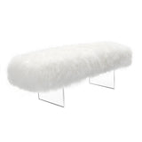 Lilliana Sheepskin Bench