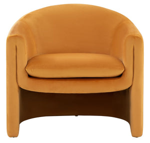 Laylette Accent Chair - Luxurious Velvet Upholstered Furniture with Bold Design for Modern Spaces