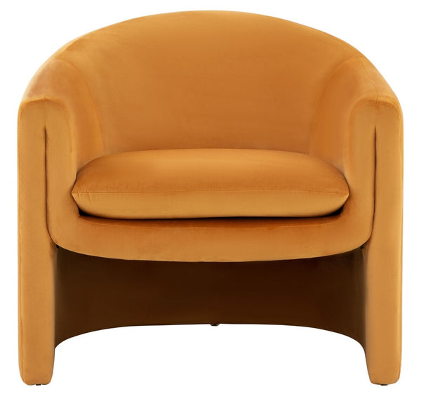 Laylette Accent Chair - Luxurious Velvet Upholstered Furniture with Bold Design for Modern Spaces