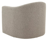 Safavieh Laylette Boucle Accent Chair Light Grey Wood / Fabric / Foam / Metal SFV4771F