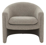 Safavieh Laylette Boucle Accent Chair Light Grey Wood / Fabric / Foam / Metal SFV4771F