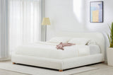 Safavieh Beccarose Boucle Queen Bed Ivory