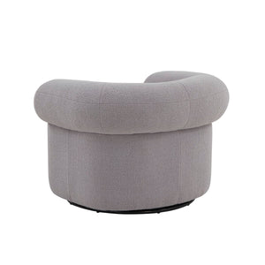 Safavieh Sadie Swivel Accent Chair Light Grey Wood / Fabric / Foam / Metal SFV5045C