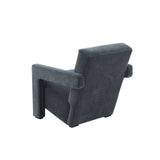 Safavieh Taylor Modern Velvet Accent Chair Navy Wood / Fabric / Foam SFV5046D