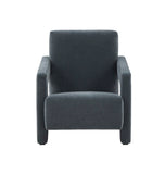 Safavieh Taylor Modern Velvet Accent Chair Navy Wood / Fabric / Foam SFV5046D